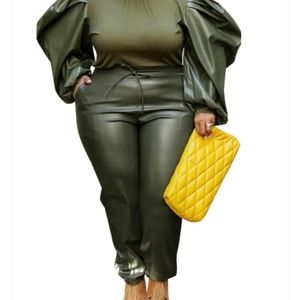 Green two piece